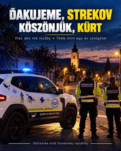 Fotografia k novinke VIAC AKO ROK DÔVERY, VIAC AKO ROK SLUŽBY V OBCI STREKOV!